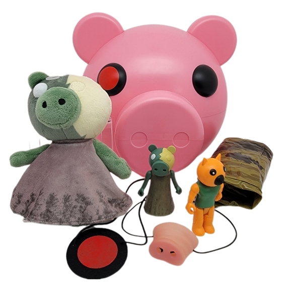 Piggy Collectible Figure Lot Plushies Bank Cosplay Roblox - Picture 3 of 8